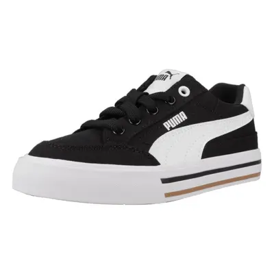 Puma COURT CLASSIC VULC FS PS Trampki Dziecko Czarny