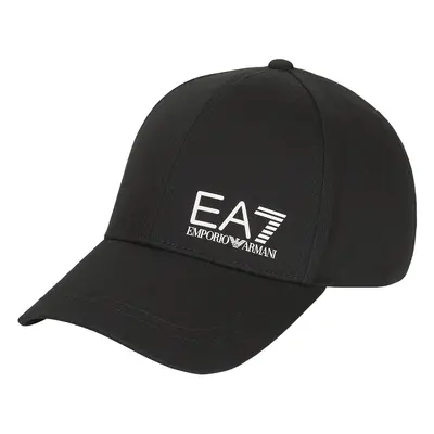 Emporio Armani EA7 TRAIN CORE ID U LOGO CAP Czapki z daszkiem Czarny