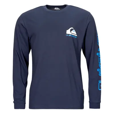 Quiksilver COMP LOGO LS T-shirty z długim rękawem Marine