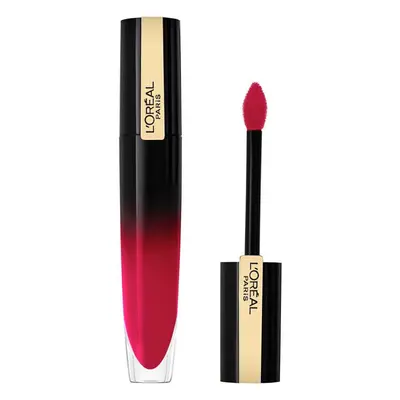 L'oréal Signature Lacquered Liquid Lipstick - Be Powerful Pomadki Brązowy