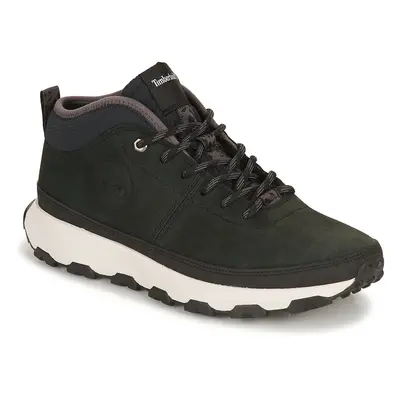 Timberland WINSOR TRAIL MID LEATHER Buty Czarny