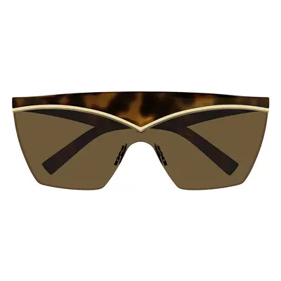 Yves Saint Laurent Occhiali da Sole Saint Laurent SL Mask okulary przeciwsłoneczne Brązowy