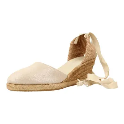 Clara Duran VALENBORECD Espadryle Srebrny