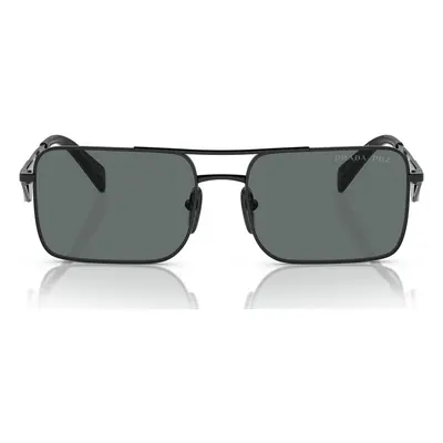 Prada Occhiali da Sole PR A52S 1AB5Z1 Polarizzati okulary przeciwsłoneczne Czarny