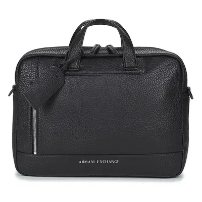 Armani Exchange BRIEFCASE Aktówki / Teczki Czarny