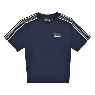 Emporio Armani EA7 LINES TSHIRT T-shirty z krótkim rękawem Dziecko Marine