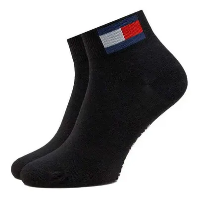 Tommy Hilfiger Quarter Two Pack Flag Socks Black Skarpety Czarny