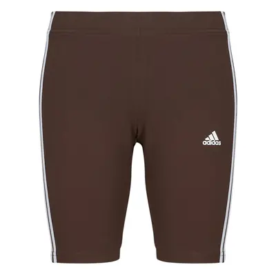 adidas Essentials 3-Stripes Bike Shorts Legginsy i Rajstopy Brązowy