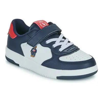 Polo Ralph Lauren MASTERS COURT BEAR PS Buty Dziecko Biały