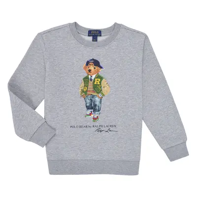 Polo Ralph Lauren LSCNM4-KNIT SHIRTS-SWEATSHIRT Bluzy Dziecko Szary