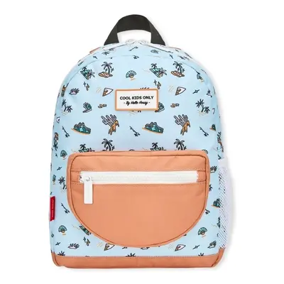 Hello Hossy Blue Island Kid Backpack - Blue Plecaki Niebieski