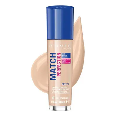 Rimmel London Match Perfection Foundation - Light Porcelain Podkłady & bazy Beżowy