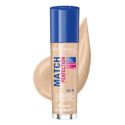 Rimmel London Match Perfection Foundation - Fair Ivoiry Podkłady & bazy Beżowy