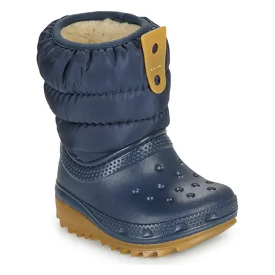 Crocs Classic Neo Puff Boot T Śniegowce Dziecko Niebieski