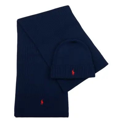 Polo Ralph Lauren HATSCARFGBOX-COLD WEATHER-HAT Czapki Marine