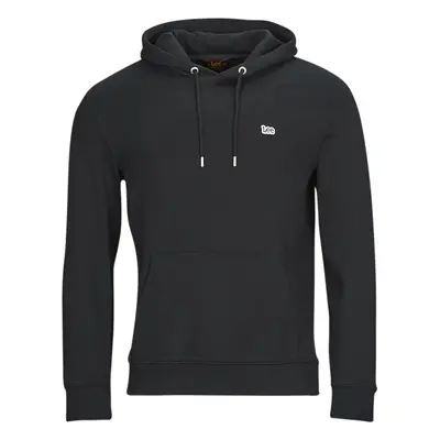 Lee PLAIN HOODIE Bluzy Czarny