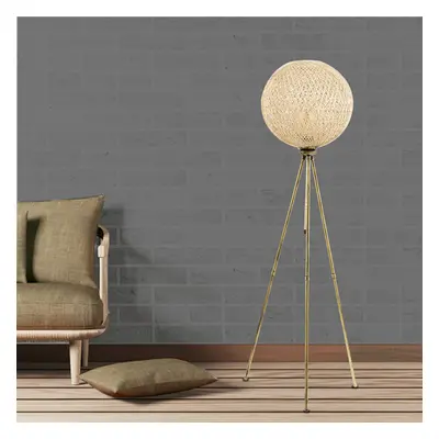 Opviq Floor Lamp - Pied - Gold Lampy stojące Złoty