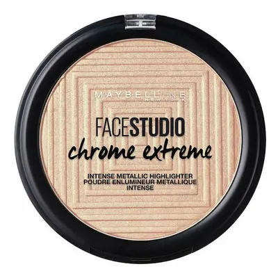 Maybelline New York Face Studio Chrome Metallic Highlighter Powder - Sa Rozświetlacze Beżowy