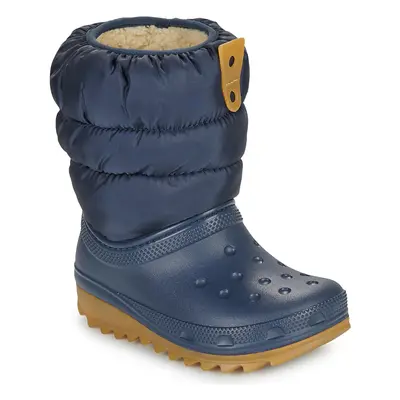 Crocs Classic Neo Puff Boot K Śniegowce Dziecko Niebieski