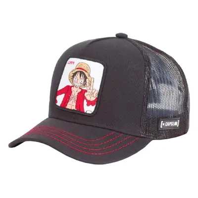 Capslab One Piece Trucker Cap Czapki z daszkiem Czarny