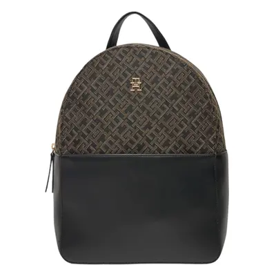 Tommy Hilfiger TH JACQUARD BACKPACK AW0AW17074 Plecaki Czarny