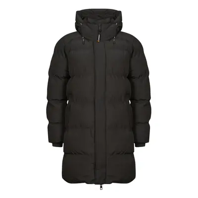 Superdry HOODEED SPORT PUFFER Kurtki pikowane Czarny