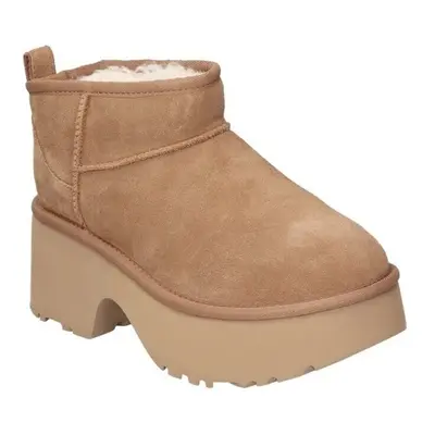 UGG BUTY W CLASSIC ULTRA MINI NEW Kozaki i kalosze Brązowy