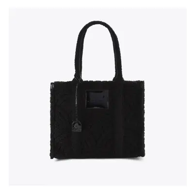 Kurt Geiger London F FUR LG SOUTHBANK TOTE Torby Czarny