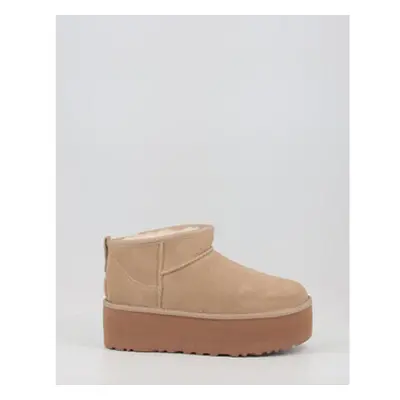 UGG CLASSIC ULTRA MINI PLATFORM Botki Beżowy