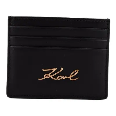 Karl Lagerfeld SIGNATURE CARDHOLDER Portfele Czarny