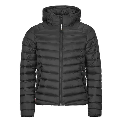 Superdry HOODED FUJI SPORT PADDED Kurtki pikowane Czarny