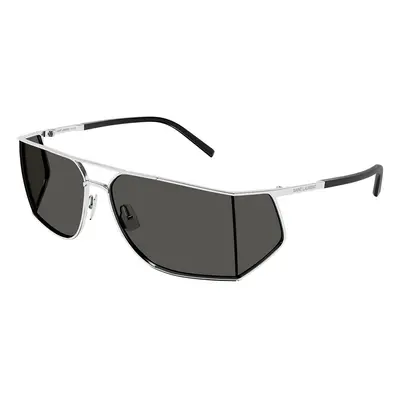 Yves Saint Laurent Occhiali da Sole Saint Laurent SL 002 okulary przeciwsłoneczne Srebrny