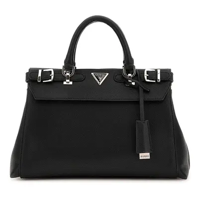 Guess Eco Ali Luxury Satchel Torebki do ręki Czarny