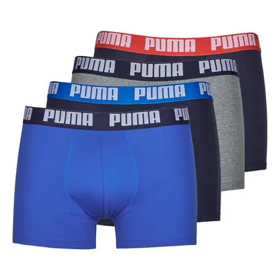 Puma MENS BASIC BOXER PACK X4 Bokserki Wielokolorowy