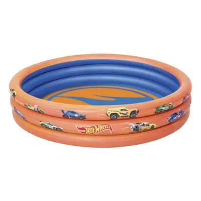 Basen dmuchany hot wheels inflatable pool pomarańczowy