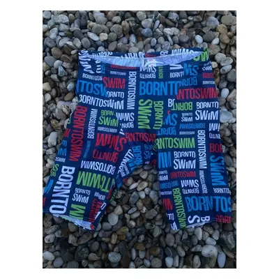 Męskie stroje kąpielowe borntoswim logo jammer navy xl - uk38