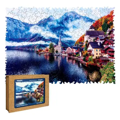 Drewniane puzzle - Jezioro Hallstatt Puzzler