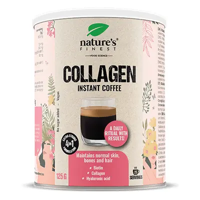 Collagen Coffee | Kolagen | Kwas hialuronowy | Biotyna | Nawilżenie skóry | Redukuje zmarszczki 