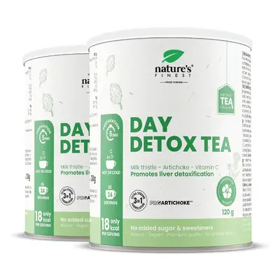 Day Detox Tea 1+1 | Oczyszczający napój energetyzujący | Herbata przeciwdziałająca stresowi | Ek