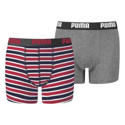 Chłopięce bokserki PUMA Printed Basic (dwupak)