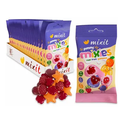 Owocowe Mixies - naturalne cukierki żelki mix smaków (20 szt.)