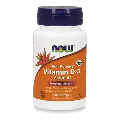 NOW Vitamin D3 2000IU - 240softgels