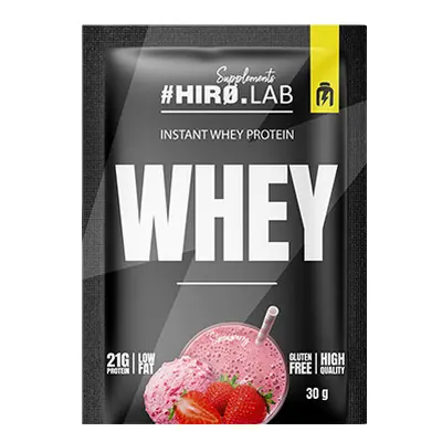 HIRO.LAB Instant Whey Protein - 30g - Strawberry - Odżywki białkowe