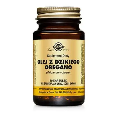 SOLGAR Olej z Dzikiego Oregano - 60caps. PL