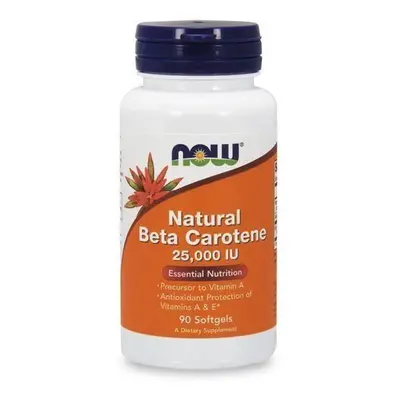 NOW Natural Beta Carotene 25000IU - 90soft gels