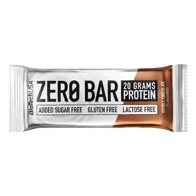 BioTech USA Baton Zero Bar - 50g - Double Chocolate - Wyprzedaże