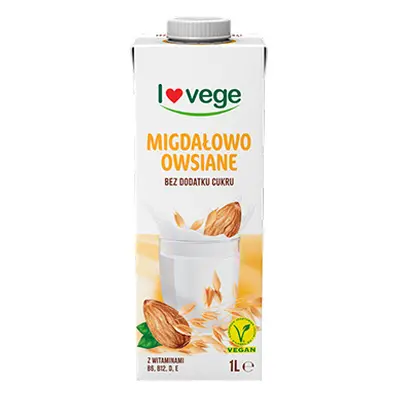 SANTE Napój Lovege Migdałowo-Owsiany Bez Cukru - 1000ml