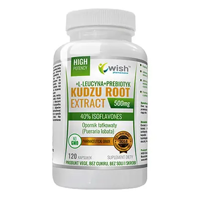 WISH Pharmaceutical Kudzu Root Extract 500mg - 120caps