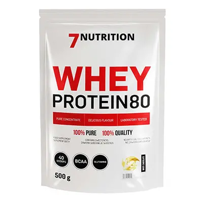 7 NUTRITION Whey Protein - 500g - White Chocolate - Odżywki białkowe