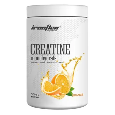 IRONFLEX Creatine Monohydrate - 500g - Monohydrat Kreatyny - Orange - Kreatyny